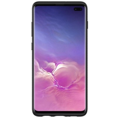 „Spigen“ Liquid Air Samsung Galaxy S10 (G973) juodas kieto silikono dėklas / Priedai.lt