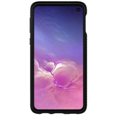 „Spigen“ Liquid Air Samsung Galaxy S10e (G970) juodas kieto silikono dėklas / Priedai.lt
