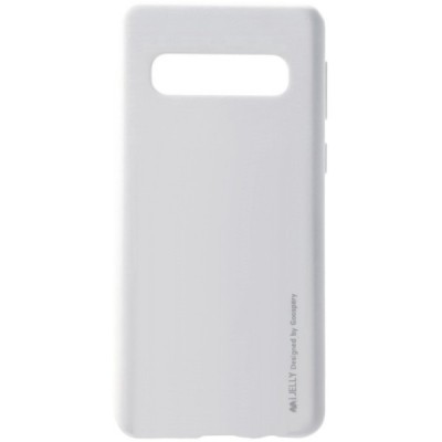 Samsung Galaxy S10+ (G975) Mercury sudrabs cieta silikona (TPU) apvalks / vacins.lv