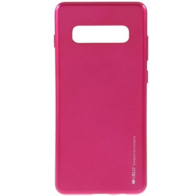 Samsung Galaxy S10+ (G975) Mercury tumši rozs cieta silikona (TPU) apvalks / vacins.lv