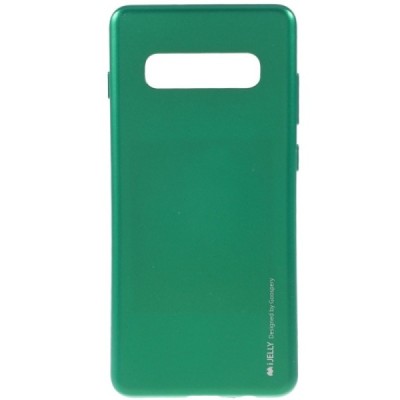 Samsung Galaxy S10+ (G975) Mercury zaļš cieta silikona (TPU) apvalks / Vacins.lv