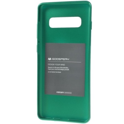 Samsung Galaxy S10+ (G975) Mercury zaļš cieta silikona (TPU) apvalks / Vacins.lv