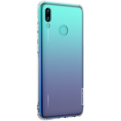 Huawei P smart 2019 (Honor 10 Lite) Nillkin Nature plonas skaidrus (permatomas) silikoninis TPU bespalvis dėklas / Priedai.lt