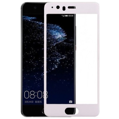 Huawei P10 „Imak“ 9H Tempered Glass sustiprintos apsaugos baltas pilnai dengiantis apsauginis ekrano stiklas 0,26 mm / Priedai.l