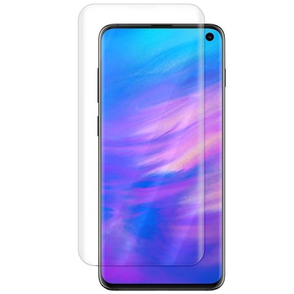 „ISME“ apsauginė ekrano plėvelė (pilnai dengianti) - skaidri (Galaxy S10)
