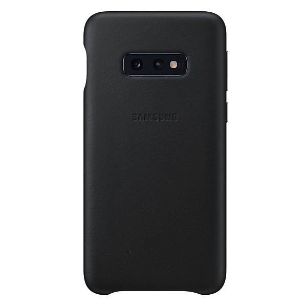 „Samsung“ Leather Cover apvalks - melns (Galaxy S10e)