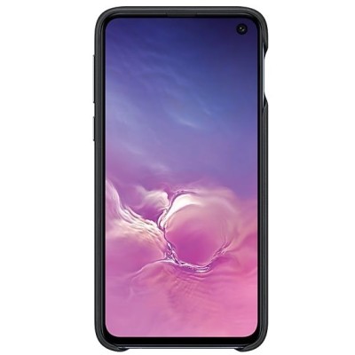 Samsung Galaxy S10e (G970) Leather Cover melns ādas apvalks / Vacins.lv