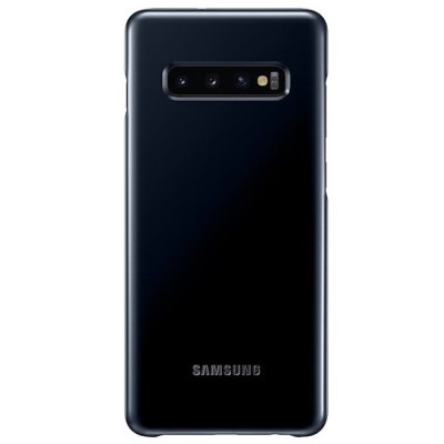 Samsung Galaxy S10+ (G975) Led Cover juodas plastikinis dėklas / Priedai.lt