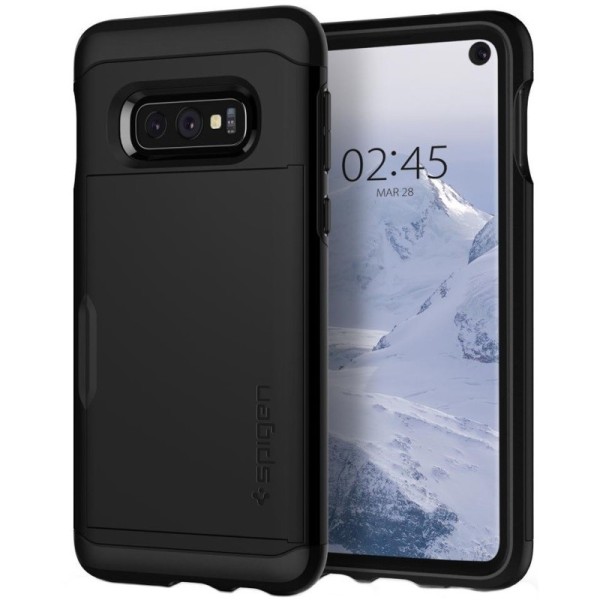 „Spigen“ Slim Armor CS dėklas - juodas (Galaxy S10e)