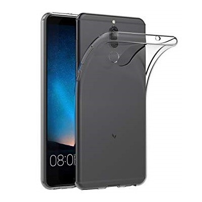 Huawei Mate 10 Lite „Bullet“ skaidrus (permatomas) kieto silikono TPU ploniausias pasaulyje bespalvis dėklas / Priedai.lt