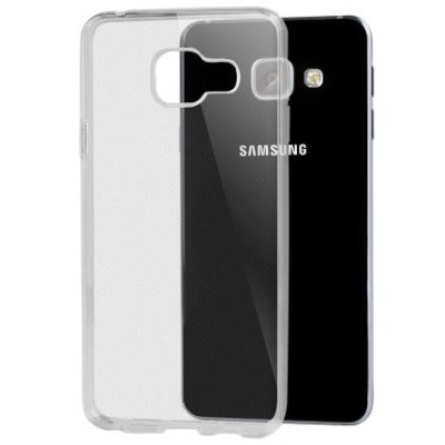 Samsung Galaxy A3 2016 (A310) „Bullet“ dzidrs (caurspīdīgs) cieta silikona TPU pasaulē planākais apvalks / Vacins.lv