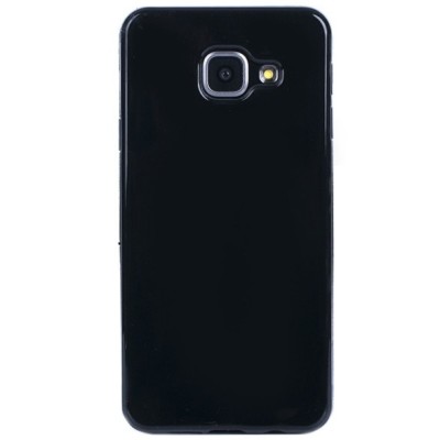 Samsung Galaxy A3 (2016) A310 „Bullet“ kieto silikono TPU juodas dėklas - nugarėlė / Priedai.lt