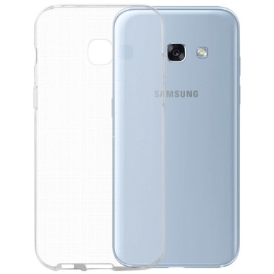 Samsung Galaxy A3 2017 (A320) „Bullet“ dzidrs (caurspīdīgs) cieta silikona TPU pasaulē planākais apvalks / Vacins.lv