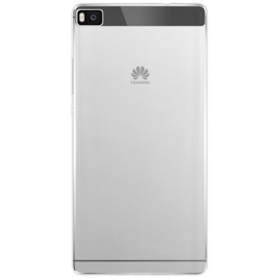 Huawei P8 „Bullet“ skaidrus (permatomas) kieto silikono TPU ploniausias pasaulyje bespalvis dėklas / Priedai.lt