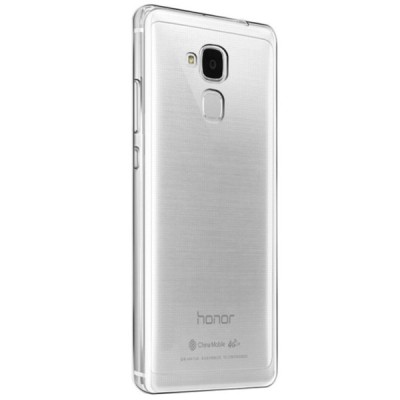 Huawei Honor 5c ir Huawei Honor 7 Lite „Bullet“ skaidrus (permatomas) kieto silikono TPU ploniausias pasaulyje bespalvis dėklas 