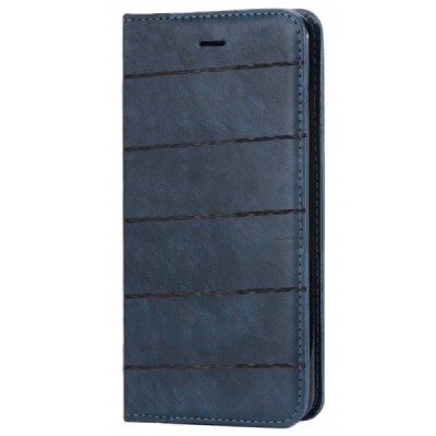 Samsung Galaxy A3 (2016) A310 „Bullet“ Retro atverčiamas tamsiai mėlynas odinis dėklas - knygutė / Priedai.lt