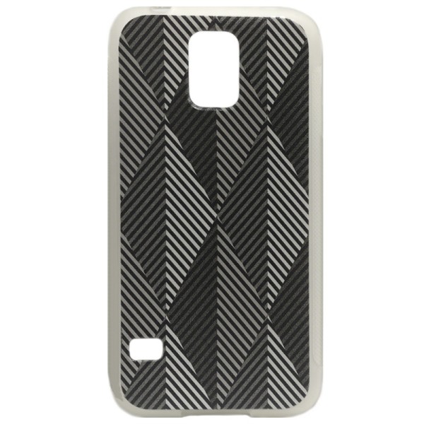 „Bullet“ Pattern kieto silikono dėklas - pilkas (Galaxy S5 / S5 Neo)