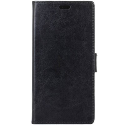 Xiaomi Redmi 5 atvēramais ādas melns maciņš, grāmata (maks) / Vacins.lv