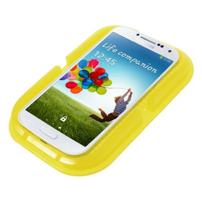 Geltonas Anti-Slip Pad automobilinis kilimėlis, laikiklis (S dydis) / Priedai.lt