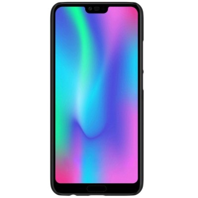 Huawei Honor 10 Nillkin Frosted Shield melns plastmasas apvalks / vacins.lv
