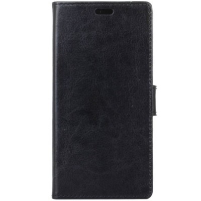 Huawei Honor 10 atvēramais ādas melns maciņš, grāmata (maks) / Vacins.lv