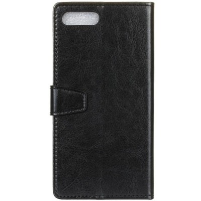 Huawei Honor 10 atvēramais ādas melns maciņš, grāmata (maks) / Vacins.lv