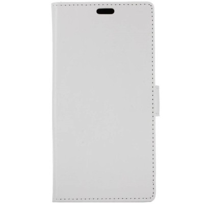 Huawei Honor 10 atvēramais ādas balts maciņš, grāmata (maks) / Vacins.lv