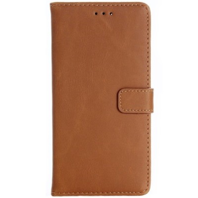 Huawei Honor 10 atvēramais ādas gaiši brūns retro maciņš (maks) / Vacins.lv