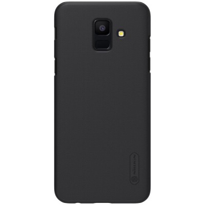 Nillkin Frosted Shield Samsung Galaxy A6 2018 (A600F) melns plastmasas futrālis / Vacins.lv