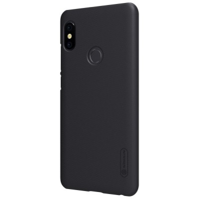Xiaomi Redmi Note 5 2018 (Redmi Note 5 Pro) Nillkin Frosted Shield melns plastmasas apvalks / vacins.lv