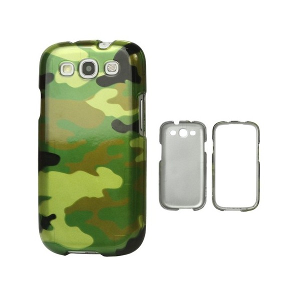 Kamufliažinis dėklas - žalias (Galaxy S3)