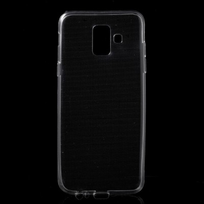 Samsung Galaxy A6 2018 (A600F) skaidrus (permatomas) silikoninis TPU ploniausias pasaulyje dėklas / Priedai.lt