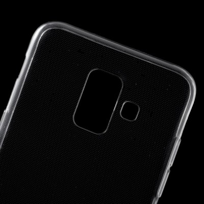 Samsung Galaxy A6 2018 (A600F) skaidrus (permatomas) silikoninis TPU ploniausias pasaulyje dėklas / Priedai.lt
