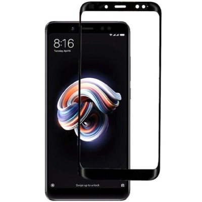Xiaomi Redmi Note 5 2018 (Redmi Note 5 Pro) Imak Tempered Glass melns ekrāna aizsargstikls / Vacins.lv