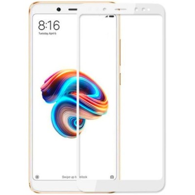 Xiaomi Redmi Note 5 2018 (Redmi Note 5 Pro) „Imak“ 9H Tempered Glass sustiprintos apsaugos baltas pilnai dengiantis apsauginis e