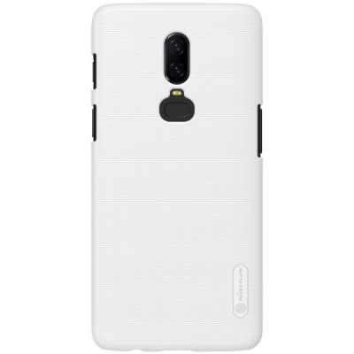Nillkin Frosted Shield OnePlus 6 (Six) balts plastmasas futrālis / Vacins.lv