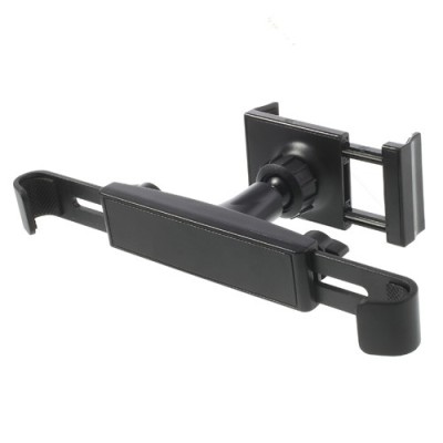 Melns telefona autoturētājs (stiprināms pie atzveltnes) / Vacins.lv