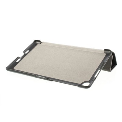 Asus Nexus 7 (2013) klasisks ādas vertikāli atvēramais melns futrālis / Vacins.lv