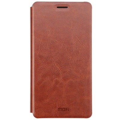 Huawei Ascend G7 „Mofi“ Rui sērijas brūns ādas atvērams maciņš / Vacins.lv