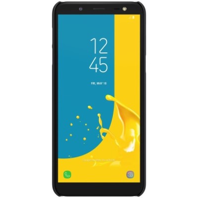 Samsung Galaxy J6 2018 (J600) Nillkin Frosted Shield melns plastmasas apvalks / vacins.lv