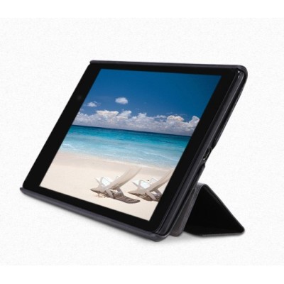 Asus Nexus 7 (2013) atvēramais melns maciņš / Vacins.lv