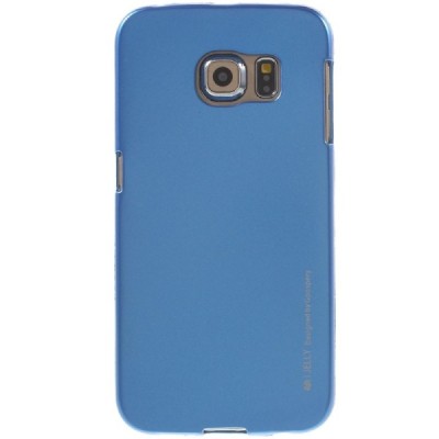 Samsung Galaxy S6 Edge (G925) Mercury zils cieta silikona (TPU) apvalks / vacins.lv