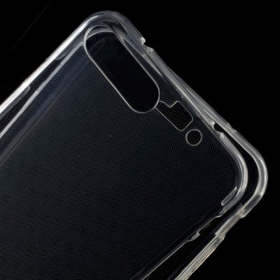 Apple iPhone 7 Plus (iPhone 8 Plus) skaidrus (permatomas) dvigubas kieto silikono TPU ploniausias pasaulyje dėklas / Priedai.lt