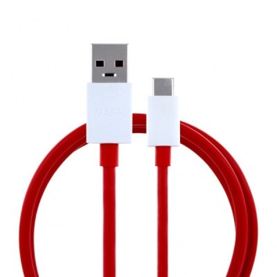 Oficialus „OnePlus“ Fast Charging Type-C USB raudonas laidas 1,5 m (D401, originalus) / Priedai.lt