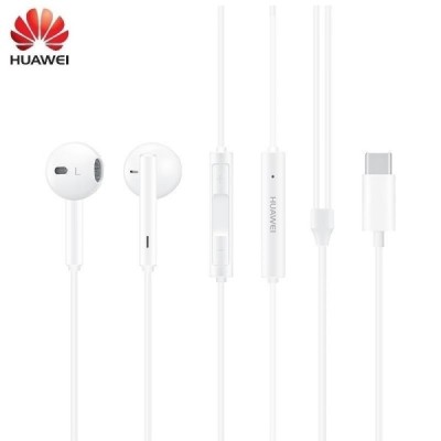 „Huawei“ Classic Earphones originālie (CM33) ausīs ieliekamās baltā austiņas / Vacins.lv
