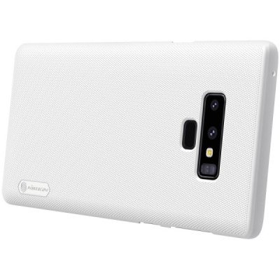 Samsung Galaxy Note 9 (N960F) Nillkin Frosted Shield balts plastmasas futrālis + ekrāna aizsargplēve / Vacins.lv