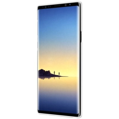Samsung Galaxy Note 9 (N960F) Nillkin Frosted Shield balts plastmasas futrālis + ekrāna aizsargplēve / Vacins.lv