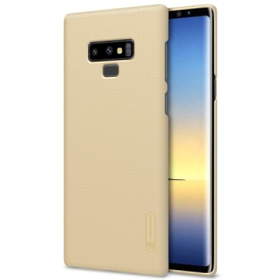 Samsung Galaxy Note 9 (N960F) Nillkin Frosted Shield zelta plastmasas futrālis / Vacins.lv