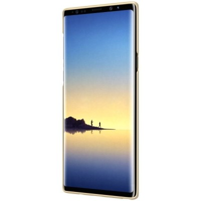 Samsung Galaxy Note 9 (N960F) Nillkin Frosted Shield zelta plastmasas futrālis / Vacins.lv