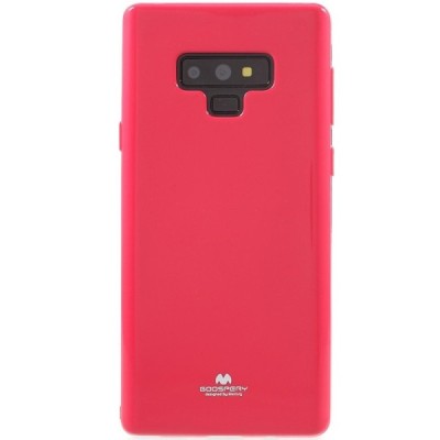 Samsung Galaxy Note 9 (N960F) Mercury tamsiai rožinis kieto silikono tpu dėklas - nugarėlė / Priedai.lt